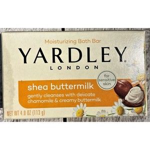 Yardley London Shea Buttermilk Bar Soap - New 4oz